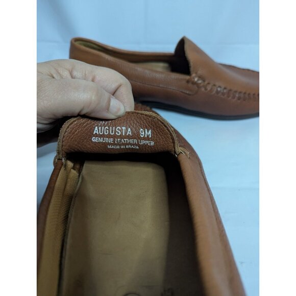 Arnold Palmer Augusta Collection Shoes Soft Brown Leather Loafers Men\'s Size 9M main image 6